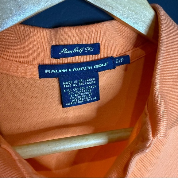 Ralph Lauren Orange Sleeveless Polo Tank Top - Picture 3 of 8